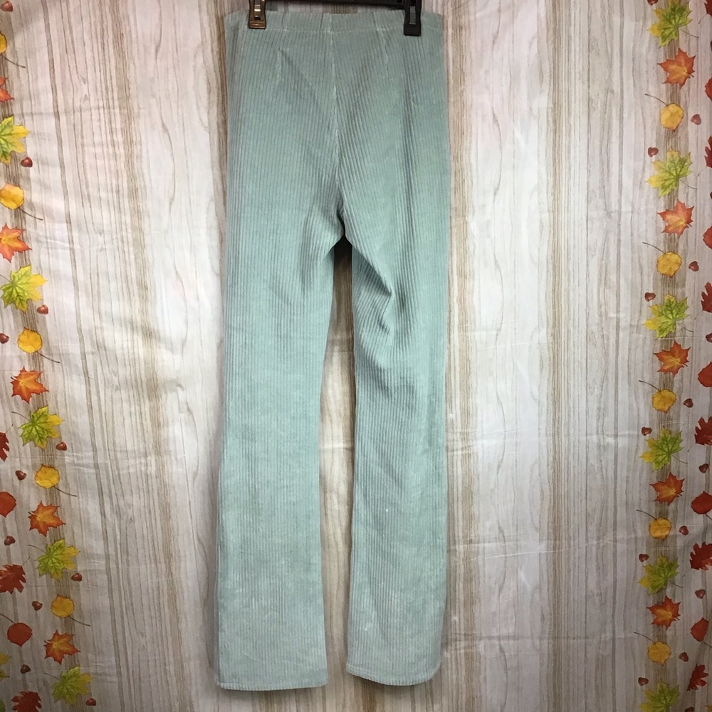 Mint Pleated Pants - image 3